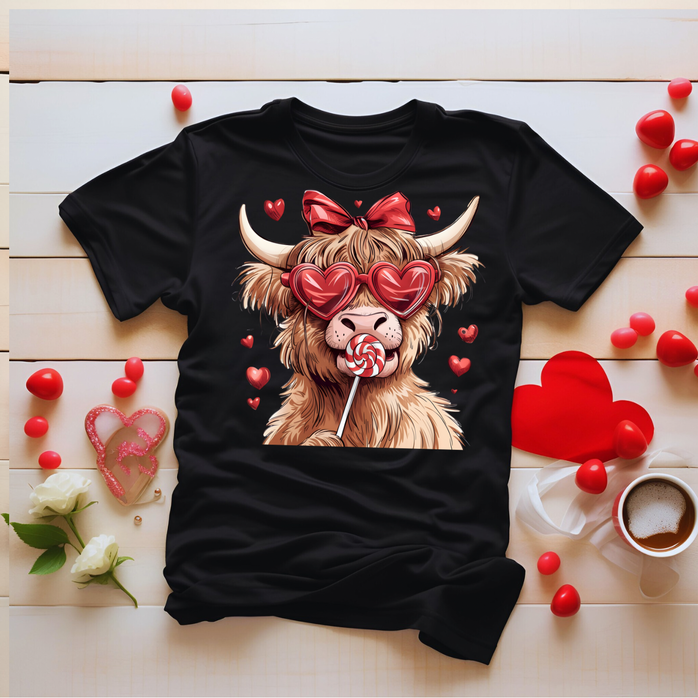 Valentine Highland Cow