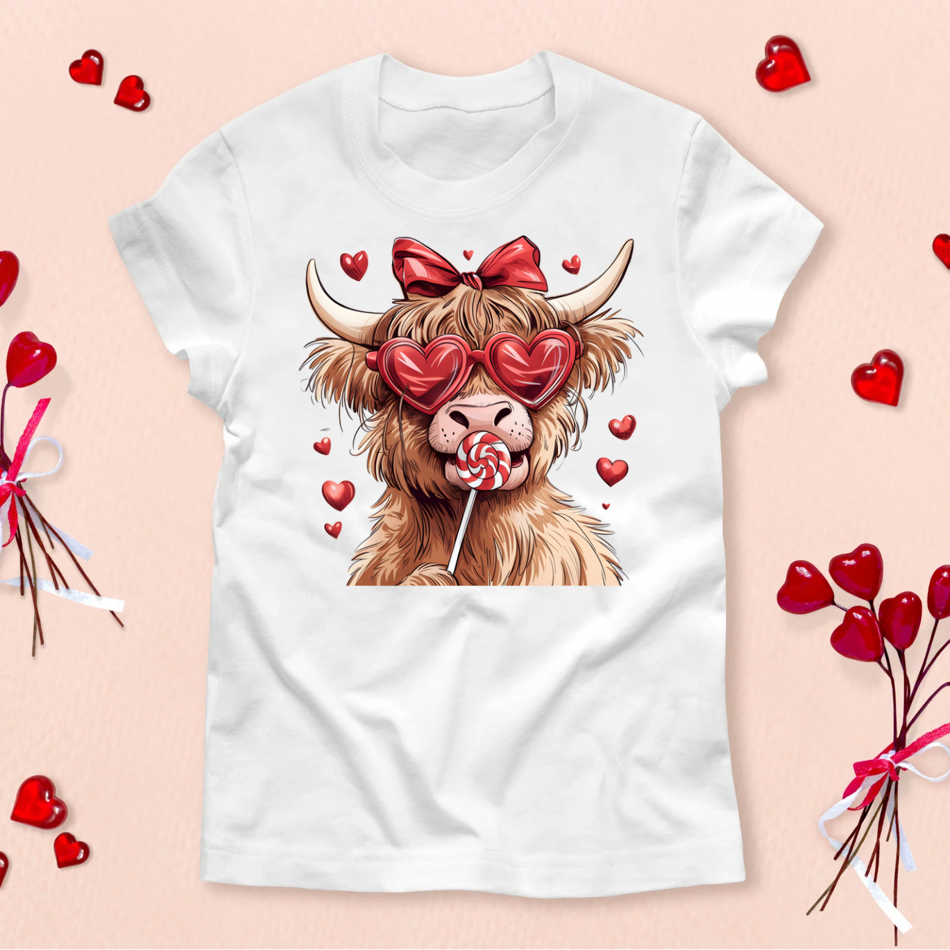 Valentine Highland Cow