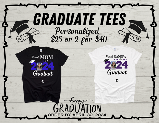 Family Graduation T-shirt Personalized