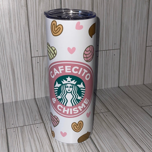 Cafecito & Chisme 20oz Tumbler